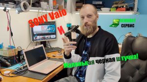 Ноутбук Sony Vaio svs1311e3rp перезагружается и нет изображения, всему виной Меленькая черная штучка