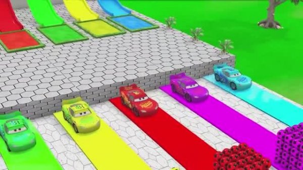 Long Slide Game With Cow Elephant Gorilla Hippopotamus Tiger - 3d Animal Game -  (1)