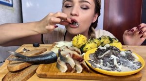 Mukbang ASMR|Подписывайтесь на канал🍣✨ 💜✨