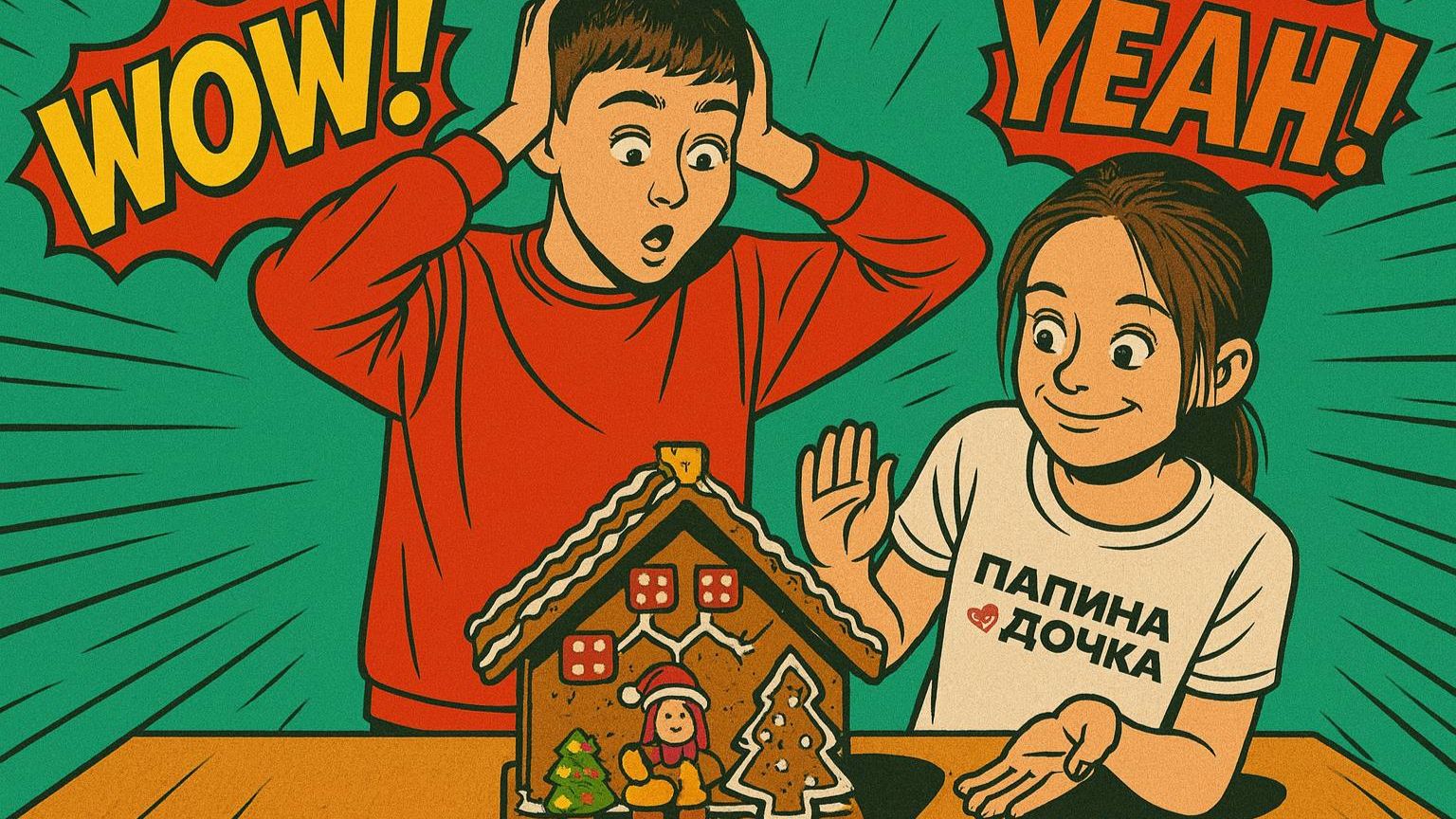 Делаем ПРЯНИЧНЫЙ ДОМИК к Новому Году! смотреть онлайн