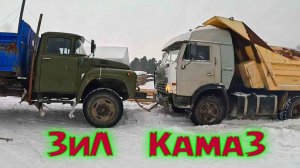 Работа на ЗиЛе и КамАЗе. Нештатная ситуация: разгрузка вручную.