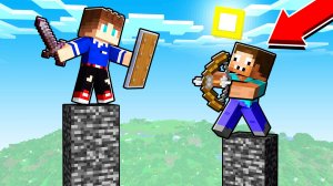 😱 ДВА ПРО БИТВА НА СТОЛБАХ В МАЙНКРАФТ МУЛЬТИК