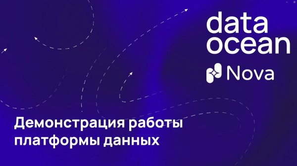 Демонстрация работы платформы данных Data Ocean Nova