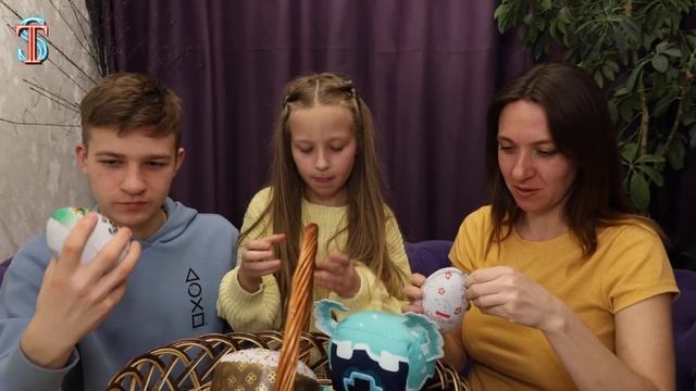 МОНСТРЫ Майнкрафт в реальной жизни ПАСХАЛЬНЫЙ МОД 🐣 для Тимы и Эммы смотреть онлайн