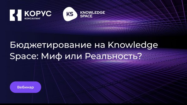 Бюджетирование на Knowledge Space: миф или реальность?