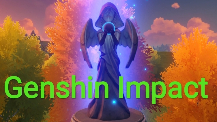 Статуя семи Архонтов. Genshin Impact. Жизнь игра.