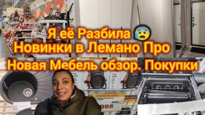 НОВИНКИ  В ЛЕМАНО ПРО. Я ЕЁ РАЗБИЛА 😰😲 НОВАЯ МЕБЕЛЬ. ОБЗОР ПОКУПОК. ЖИЗНЬ КИПИТ😲