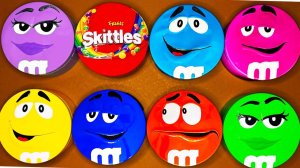 Мультики про конфетки. Открытие ярких коробок с радужными M&M'S. Мультики онлайн для малышей