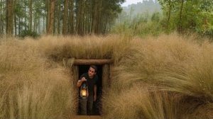 Строю очень секретную хижину под землей. Уютную и теплую. Бушкрафт