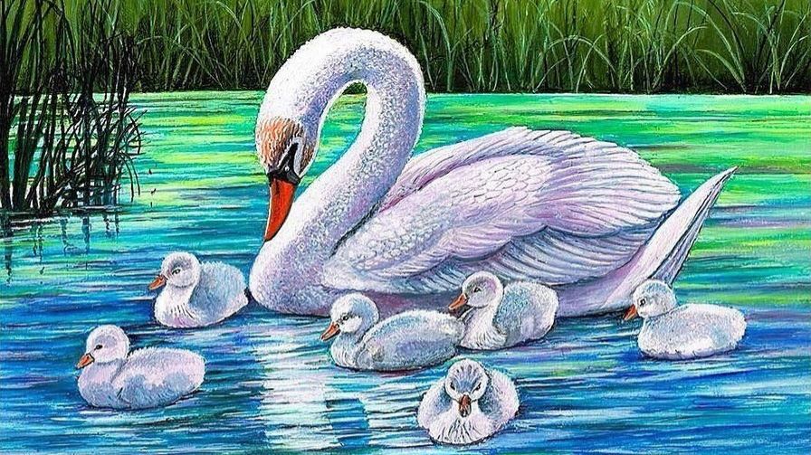 ©Белая лебёдушка-3. Сергей Весенин-стихи смотреть онлайн