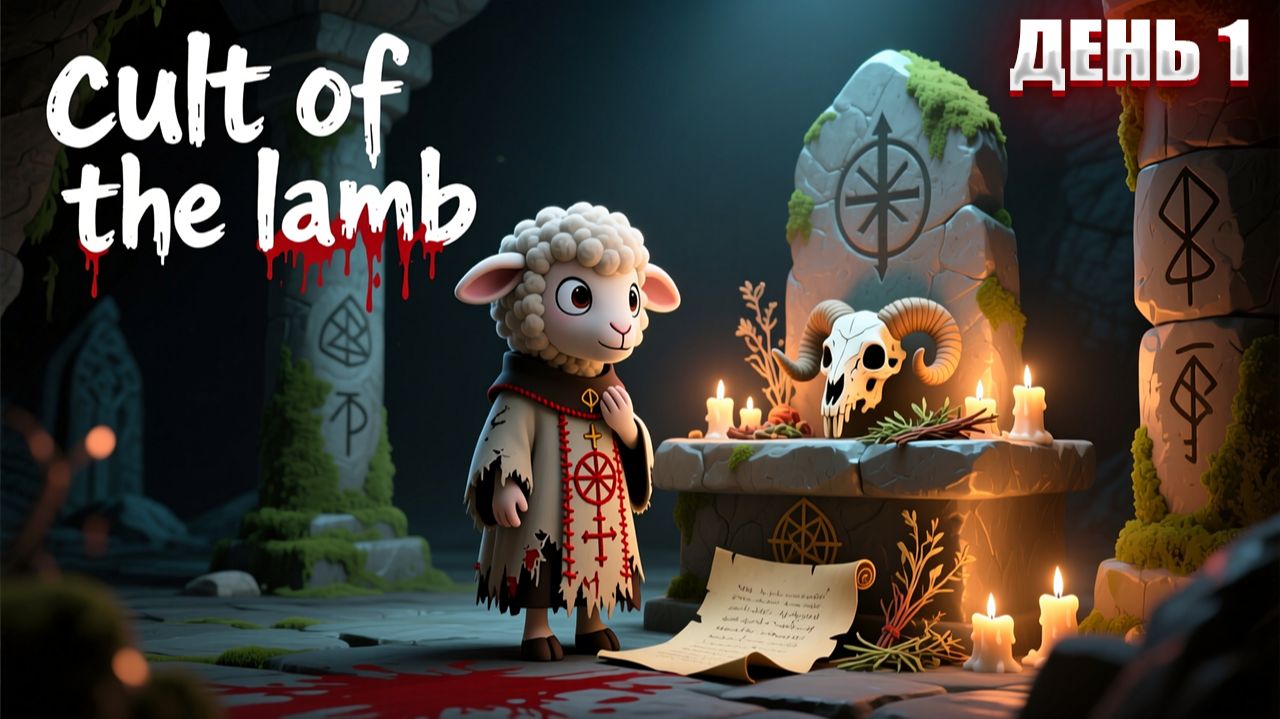 СОЗДАЁМ КУЛЬТ в Cult of the Lamb | День 1