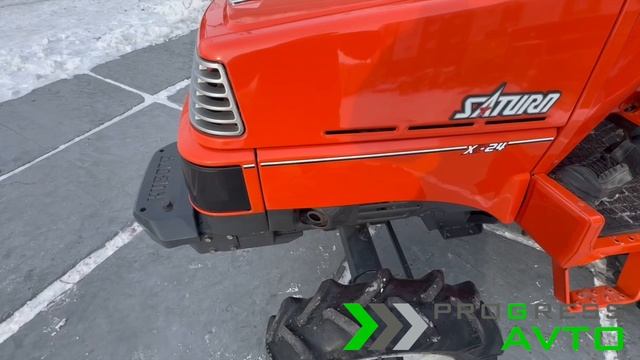 В наличии Японский минитрактор Kubota X-24 смотреть онлайн