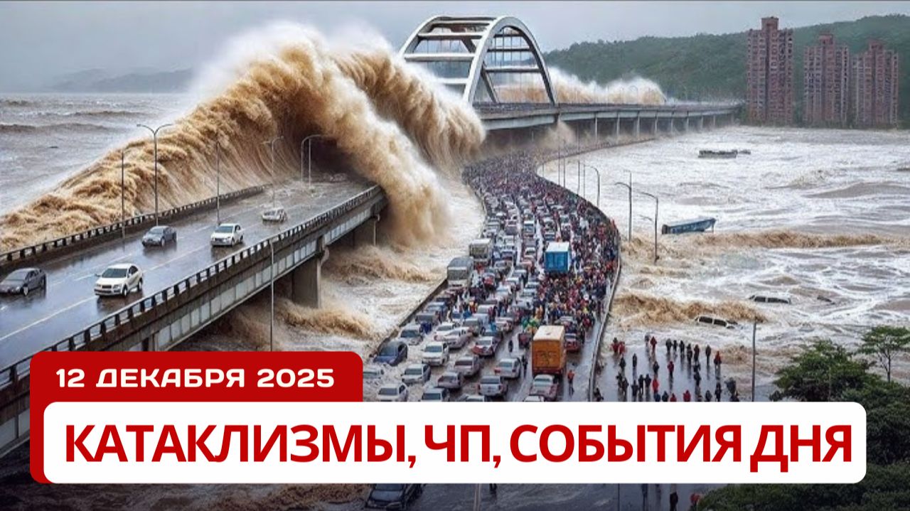 Новости Сегодня 12.12.2025 - Катаклизмы за сегодня, ЧП, События дня | Китай Европа Россия США Индия смотреть онлайн