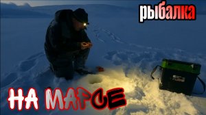 Зимняя РЫБАЛКА в ТУНДРЕ Кольского на Мотобуксировщике.