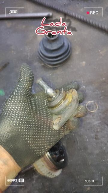 замена наружного шруса и шаровых опор Lada Granta