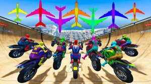 ГОНОЧНАЯ ТРАССА С ПРЕПЯТСТВИЯМИ ДЛЯ СУПЕРГЕРОЕВ 🕷️ ЧЕЛОВЕК ПАУК ПРОТИВ БЭТМЕНА И ХАЛКА №4