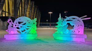 Ледяные скульптуры. Новый Уренгой