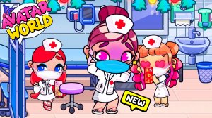 Хотели стать МЕДСЁСТРАМИ 👩⚕️, но нас выгнали с ПОЛИКЛИНИКИ 🏥/♥️AVATAR WORLD СЕМЕЙНЫЕ ИСТОРИИ♥️