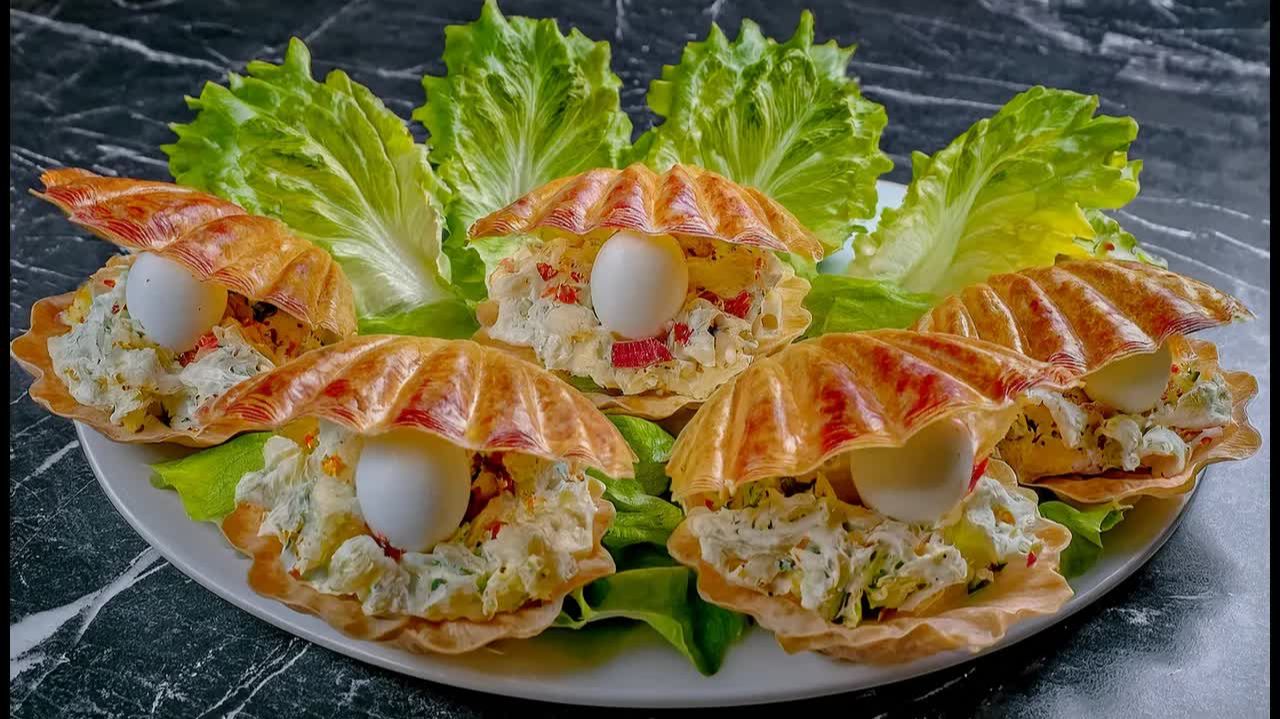 ЭТО 100% ЛУЧШАЯ ЗАКУСКА на Рождество и Новый Год! Шикарная Закуска на Новый год 2026 рецепт смотреть онлайн