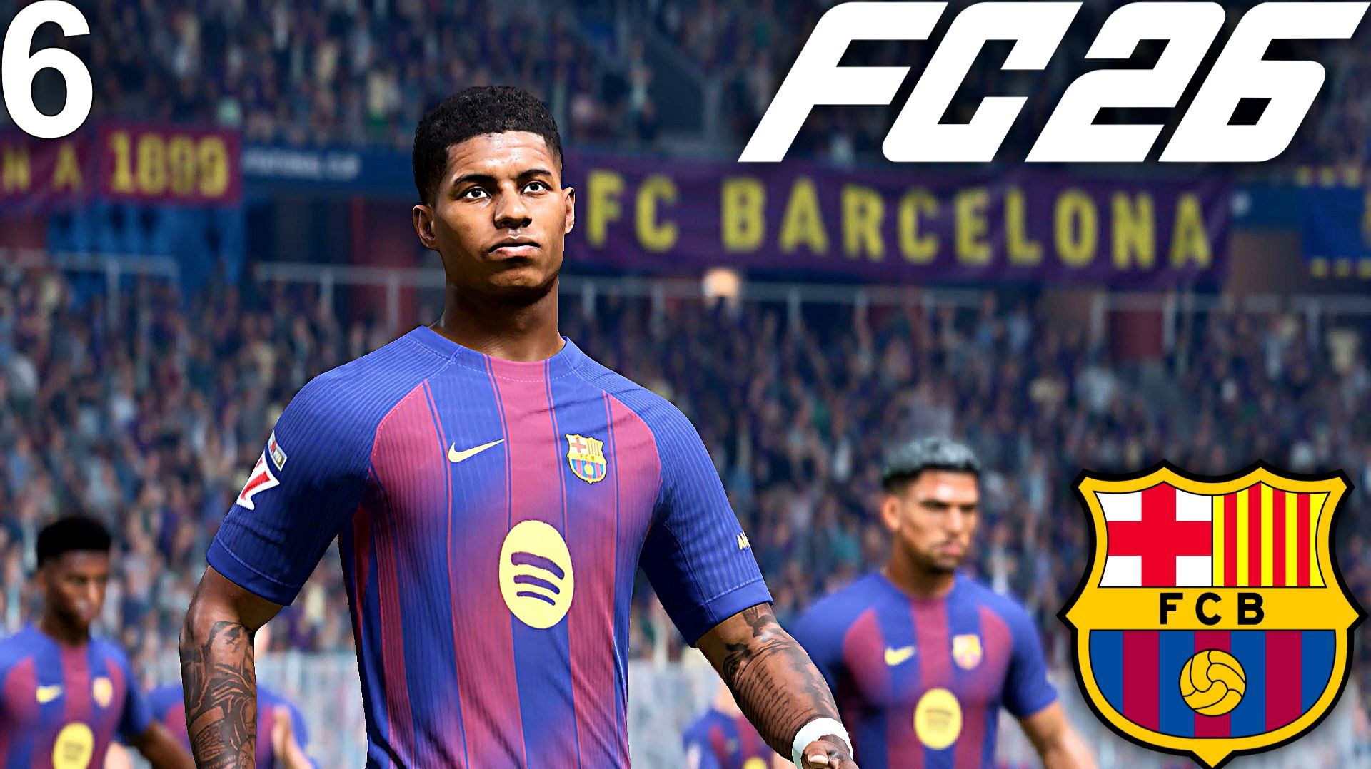 FC 26 КАРЬЕРА ЗА БАРСЕЛОНУ #6 - ТРИ БЕЗУМНЫЕ ВСТРЕЧИ и РЭШФОРД ГЕРОЙ КАТАЛОНИИ!!! смотреть онлайн