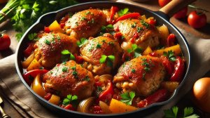 МЯСО ТАЕТ ВО РТУ! Секрет сочных куриных бедрышек! Куриные бедра с овощами по особому рецепту