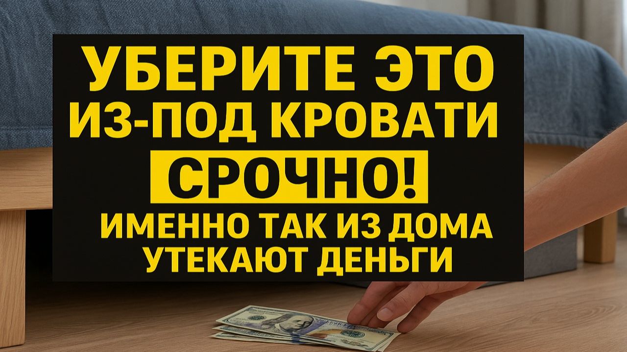 Под кроватью лежит причина ваших долгов. Одна ошибка, из-за которой деньги исчезают. Приметы смотреть онлайн