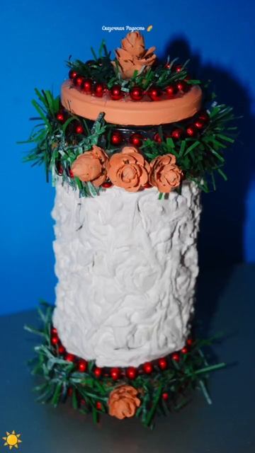 #обзор #моётворчество #новогодняя #баночка #шкатулка #красивая #нарядная смотреть онлайн