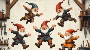 Братья Гримм сказка "Маленькие человечки"