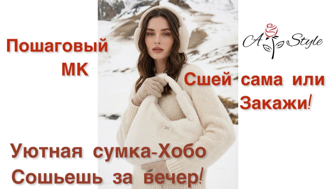 Сумка-хобо из меха «Кролик» — подробный мастер-класс | Шьём стильный зимний аксессуар#сумкаизмеха смотреть онлайн