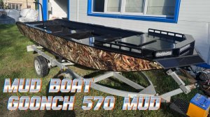 Лодка болотоход обзор на GOONCH 570 mud Идеальна под моторы болотоходы 35 л.с