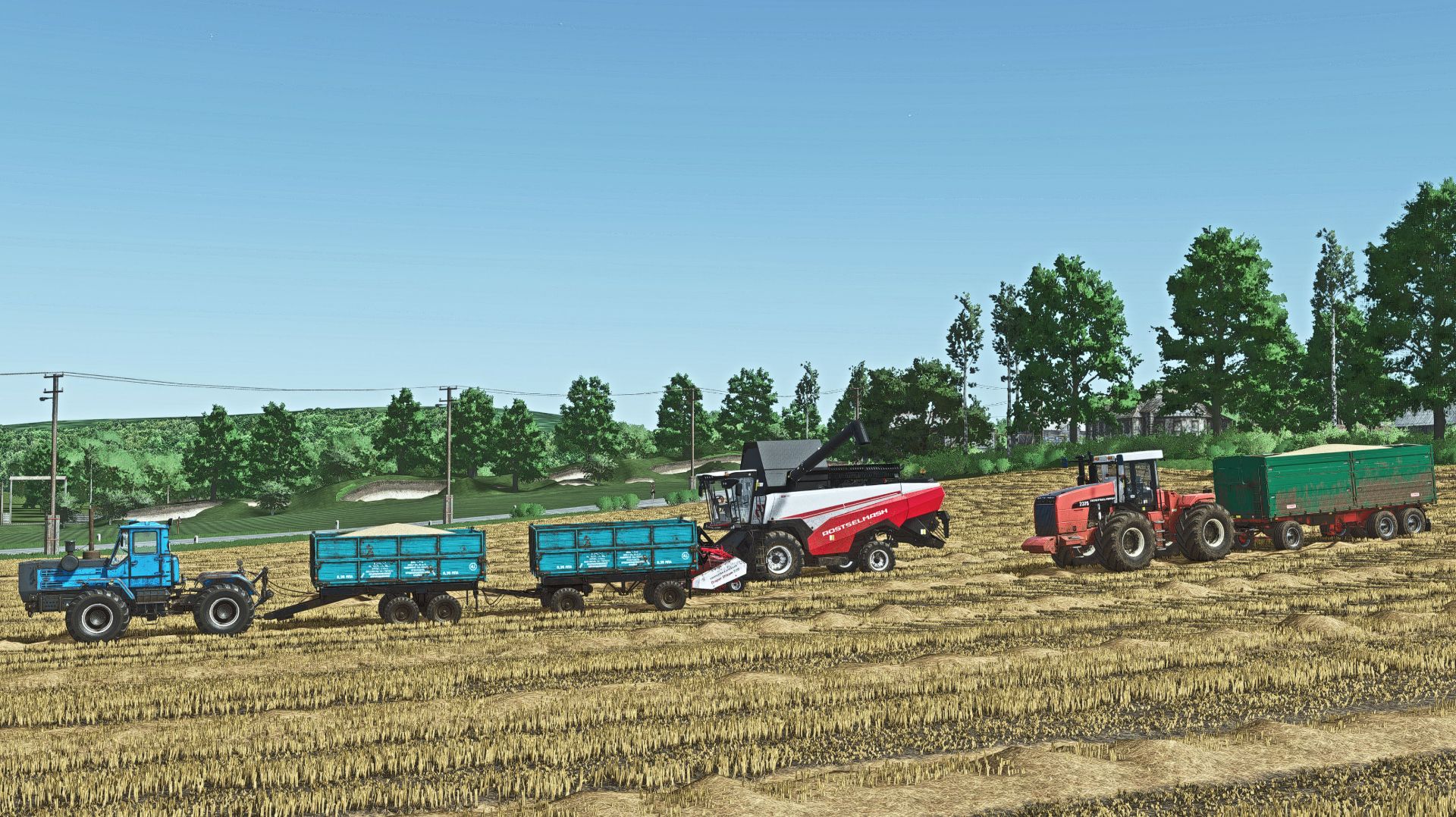 RSM 161, RSM 2375, Т-150К Уборка овса, FS25 Сосновка смотреть онлайн