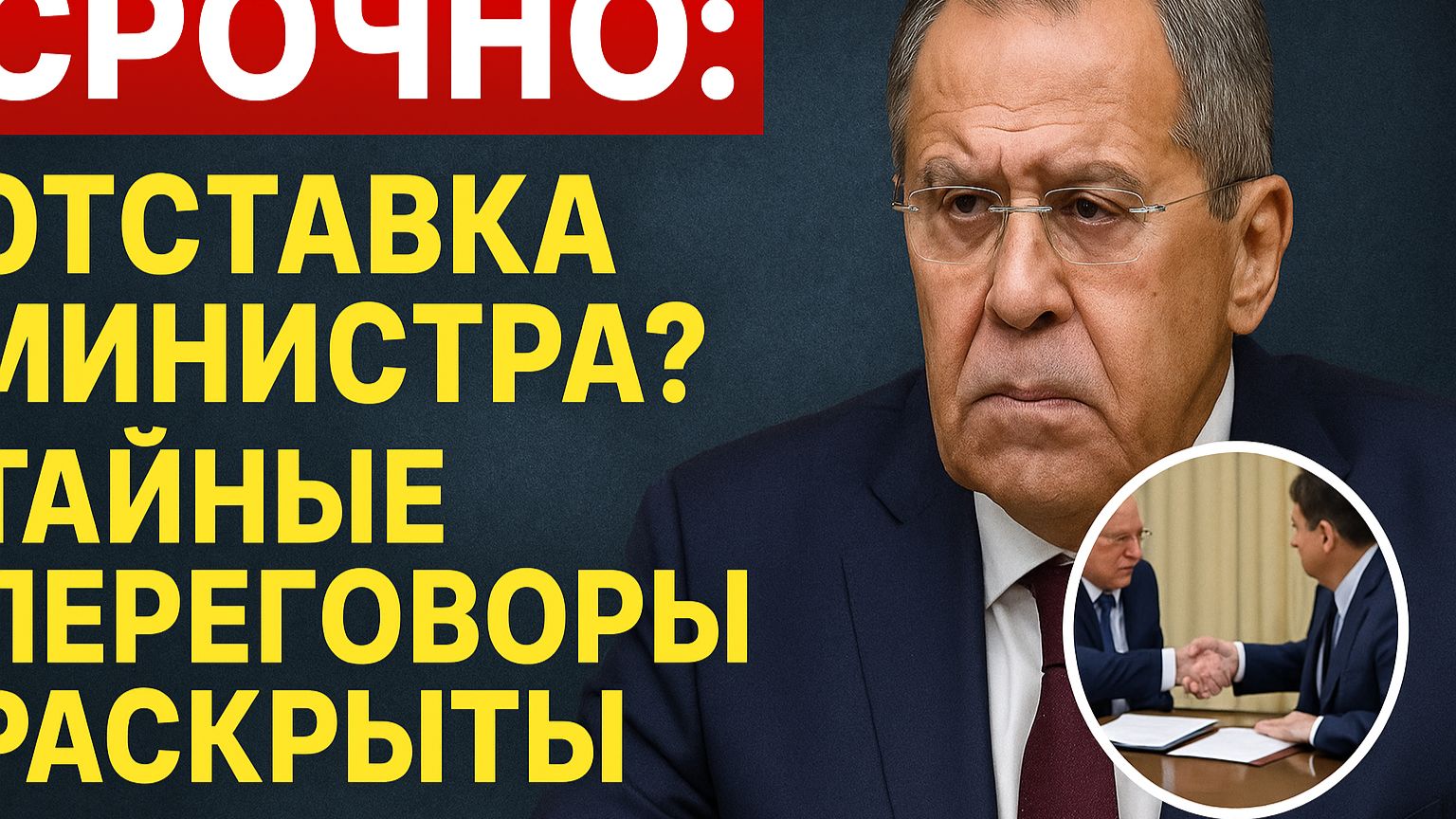 Срочно: Отставка министра? / Тайные переговоры раскрыты