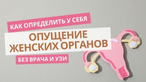 Как понять, есть ли у вас опущение женских органов, и насколько серьёзное - без врача и узи?