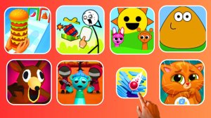 🌈Sprunki & 99 Nights In The Forest & Pou & burger Master & Bubbu