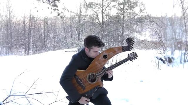 We Three Kings - 18 String Harp Guitar (Christmas Music) смотреть онлайн