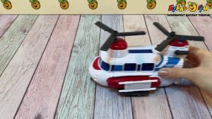 343182 Трансформер Hello Carbot S6 I-Nook робот и вертолет 22см с 6лет