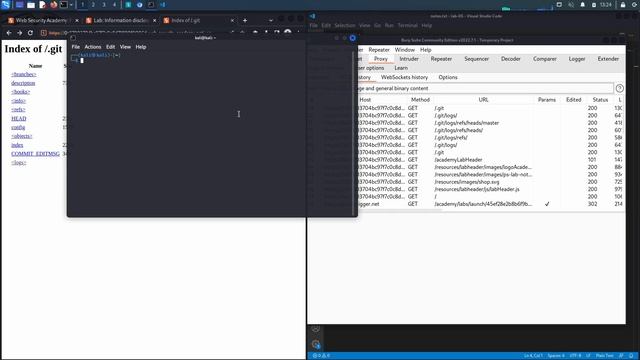 06. Lab 5 - Information disclosure in version control history смотреть онлайн