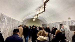 Еду в метро от станции «Китай-Город» до станции «Киевская». Метро Москвы. Эпизод 99