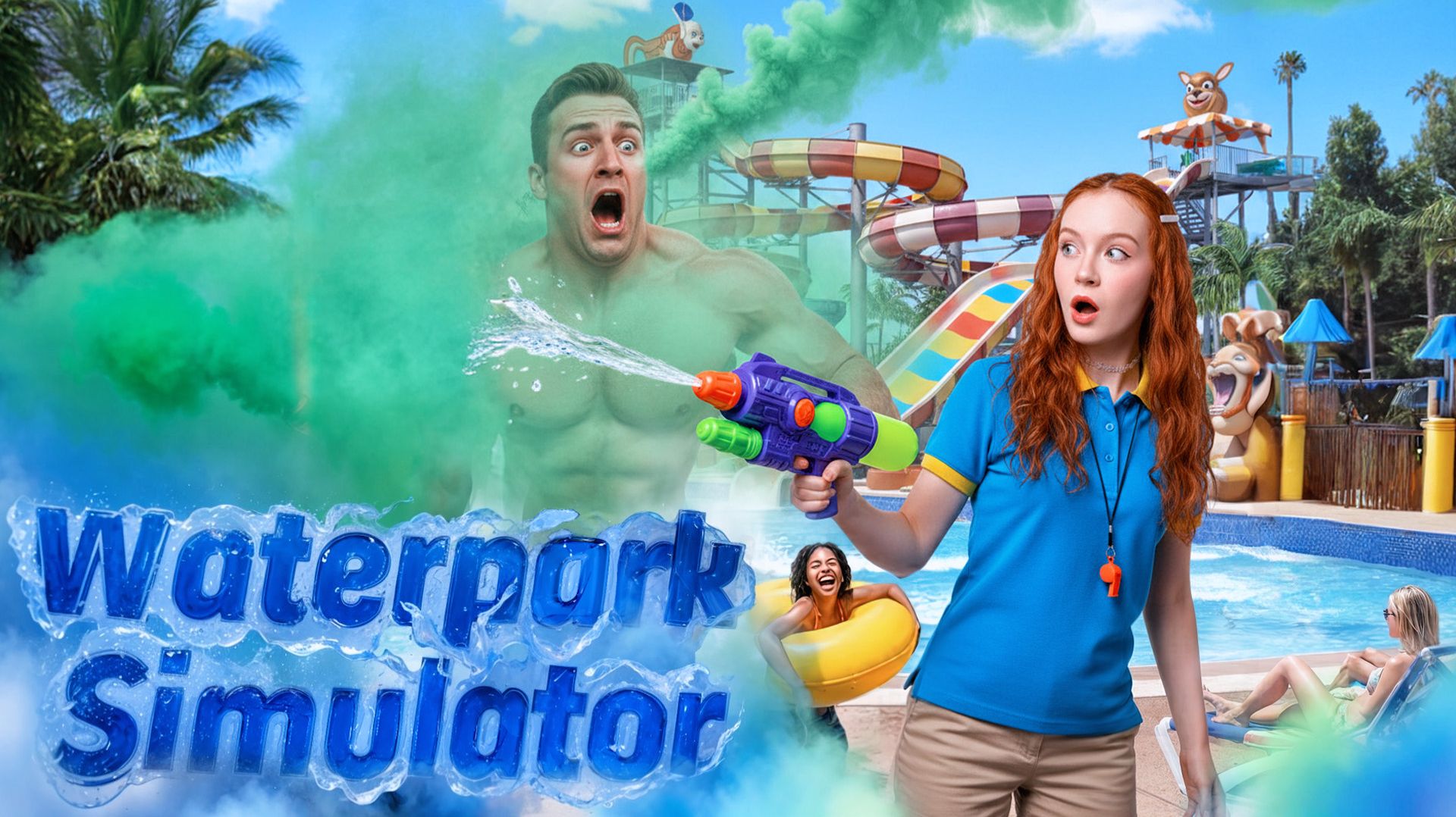 ВОНЮЧИЕ ПОСЕТИТЕЛИ 🤢 ► Waterpark Simulator #2
