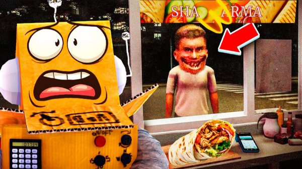 😱РАБОТАЮ 24 ЧАСА В КИОСКЕ с ШАУРМОЙ и АНОМАЛИЯМИ! Roblox Scary Shawarma Kiosk
