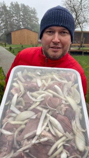 Шашлык в хлебе