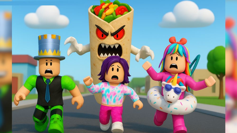 САМОЕ СТРАШНОЕ видео ПАПЫ и ДОЧЕК в РОБЛОКС! Нас поймала ЗЛАЯ ШАУРМА! Выживание НОЧЬЮ! смотреть онлайн