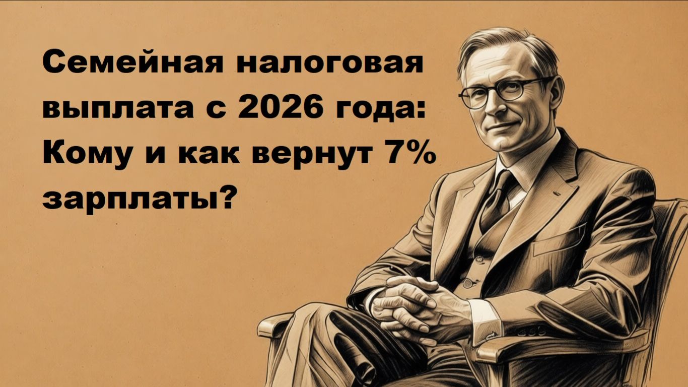 Семейная налоговая выплата с 2026 года: что это такое простыми словами, условия и кому положена смотреть онлайн