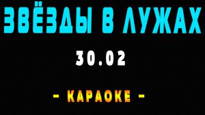 Караоке 30.02 - Звёзды в лужах