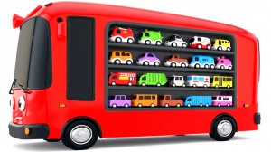 Цвета для детей с игрушечным автобусом - Мультики про машинки для детей - Мультики для малышей