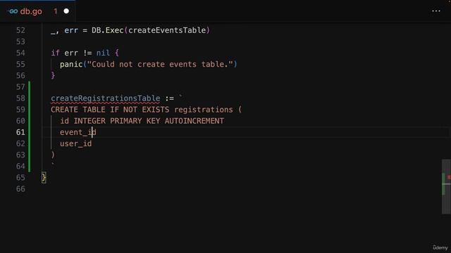 193 Adding a Registrations Table смотреть онлайн