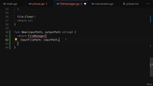 144 Adding a FileManager Struct смотреть онлайн