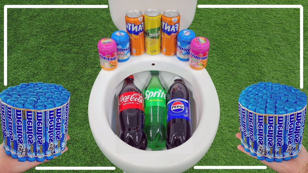 Мультики для детей и малышей. Эксперемент - Скибиди Туалет против Ментоса и сладких газировок смотреть онлайн