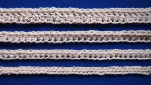 Эластичный набор петель крючком 4 способа. Двойная цепочка Уроки вязания для начинающих.Урок 79