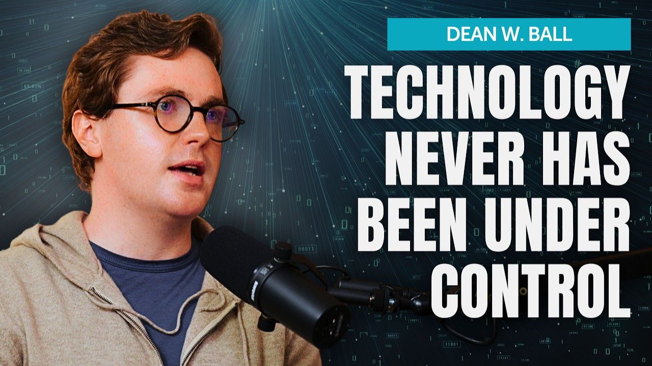 The Right's Leading Thinker on AI Dean W. Ball, co-author of America's AI Plan смотреть онлайн